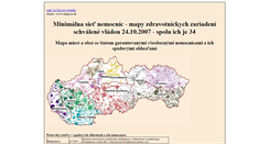 Desktop Screenshot of nemocnice.mapysr.sk